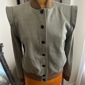 Veronica Beard Women’s Structured Shoulder Snap Front Jacket 4